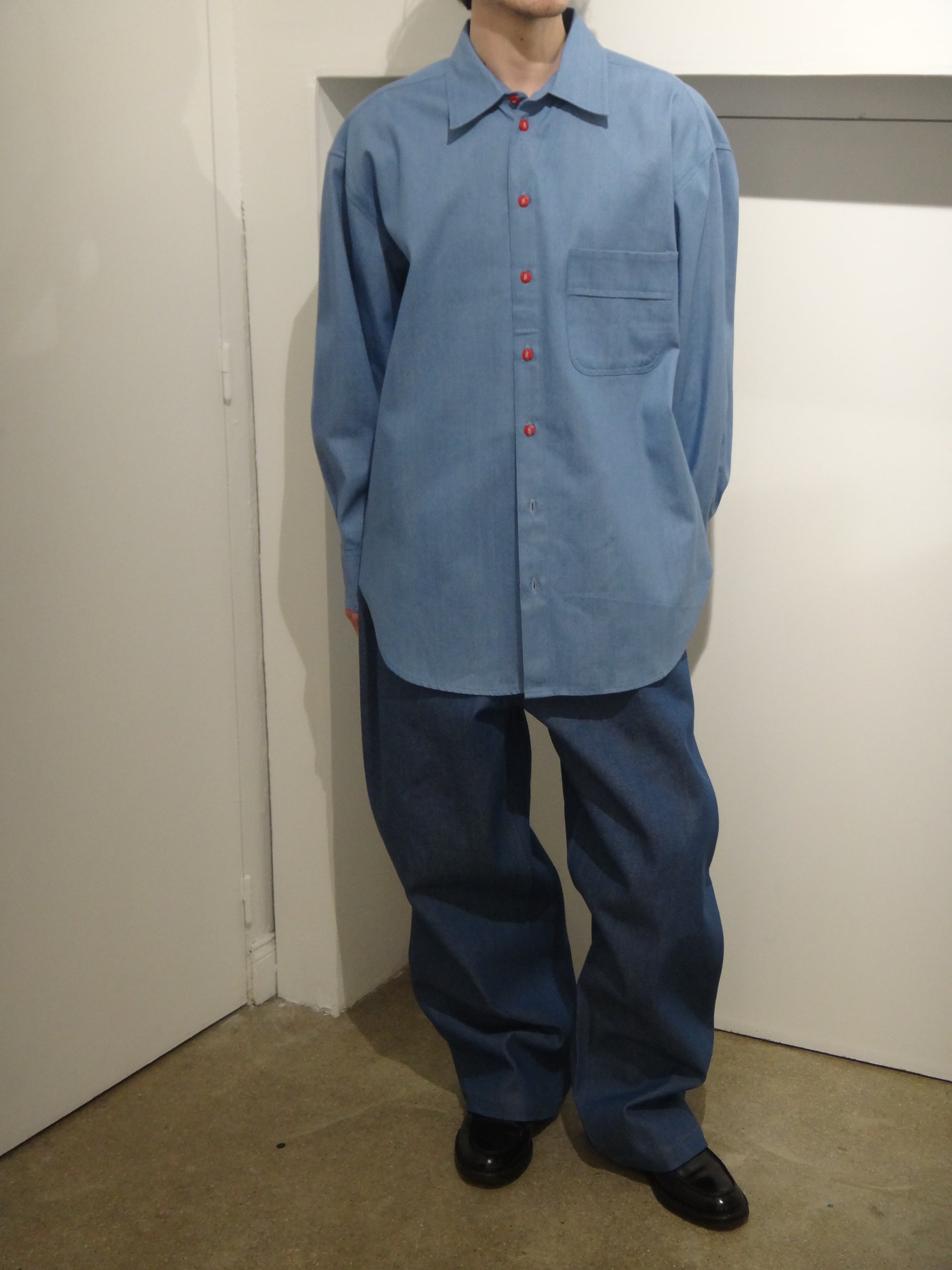 (PRE-ORDER) Brandon Adjustable Tusker Jean in Postal Blue