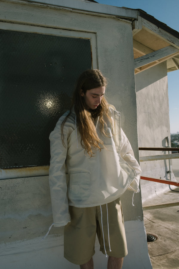 (PRE-ORDER) Brandon Adjustable Tusker Shorts in Raw Indigo, Sun, and Kyle Olive