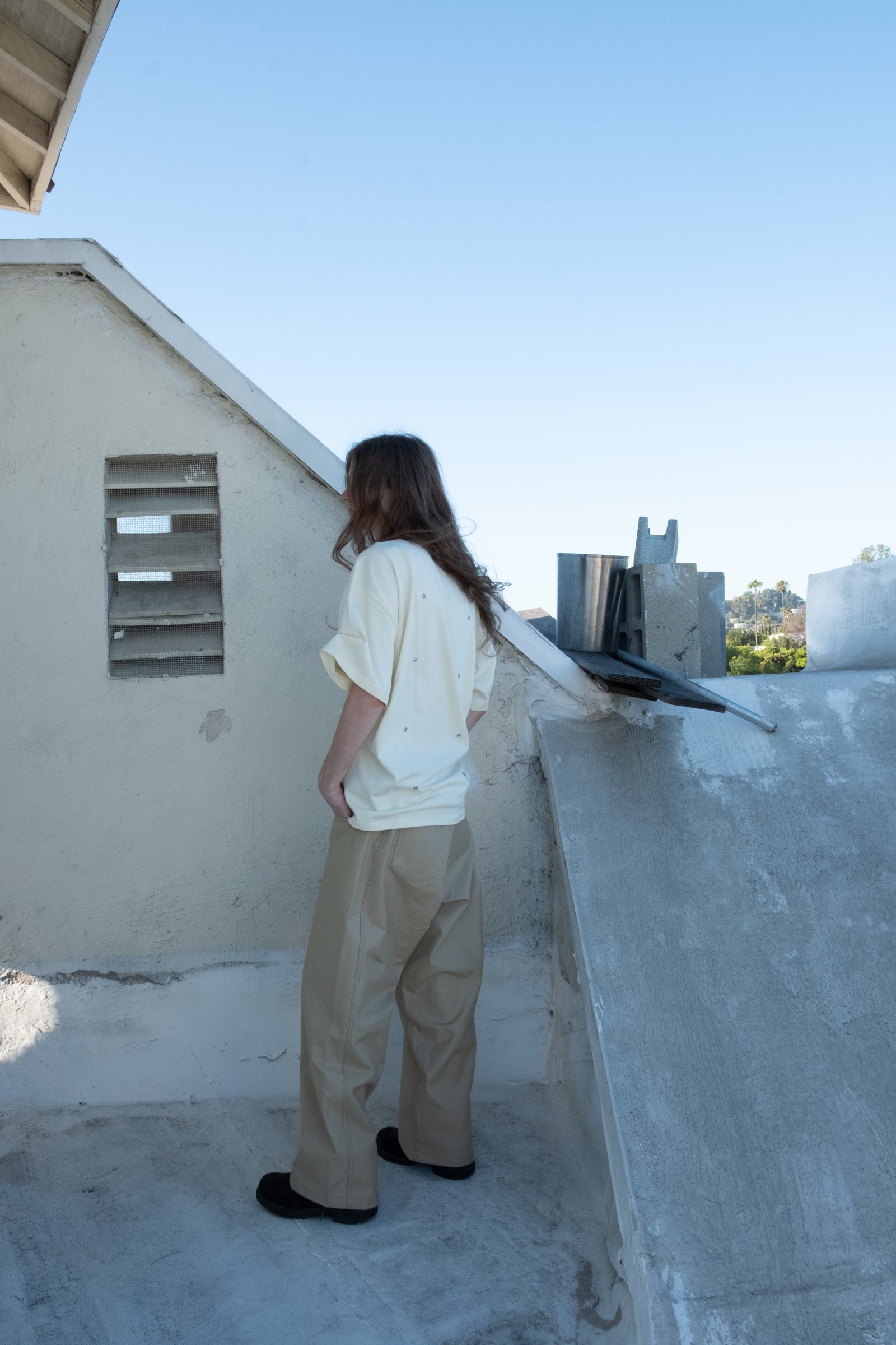 (PRE-ORDER) Brandon Adjustable Tusker Jean in Raw Indigo, Sun, and Kyle Olive