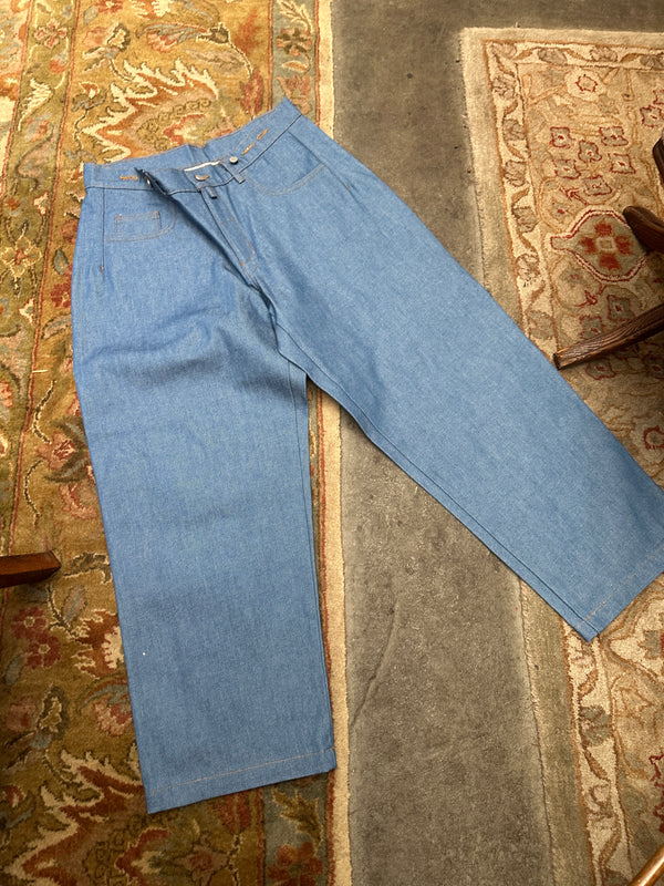 (PRE-ORDER) Brandon Adjustable Tusker Jean in Postal Blue