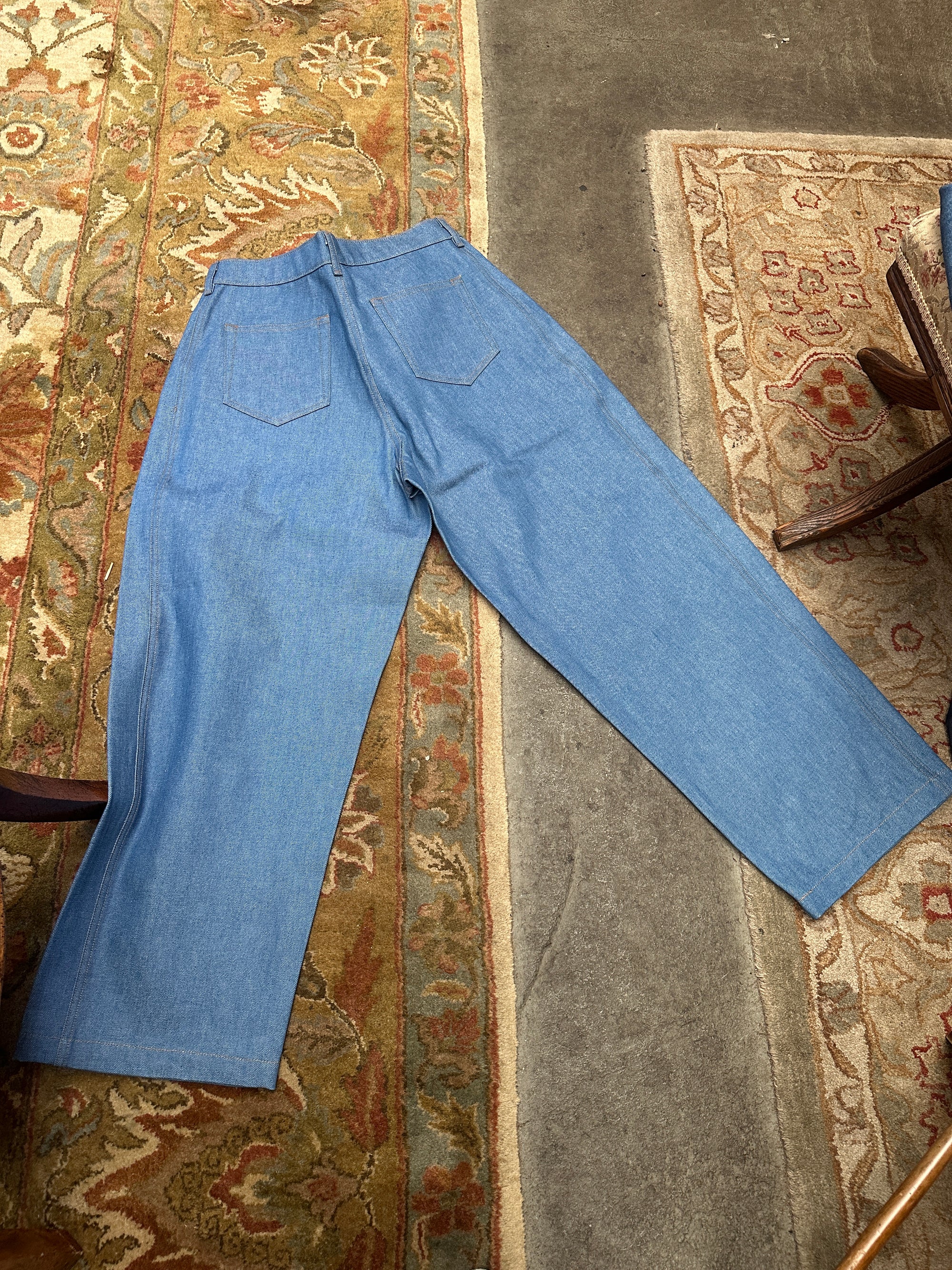 (PRE-ORDER) Brandon Adjustable Tusker Jean in Postal Blue