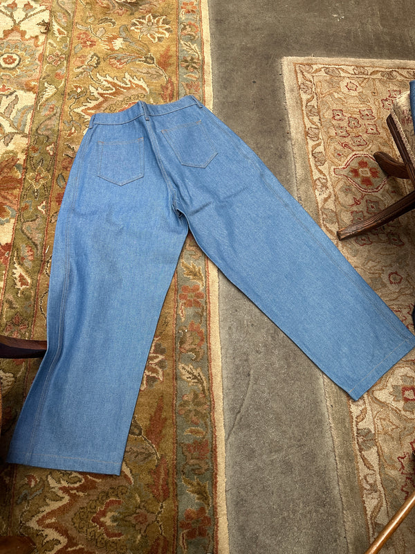 (PRE-ORDER) Brandon Adjustable Tusker Jean in Postal Blue