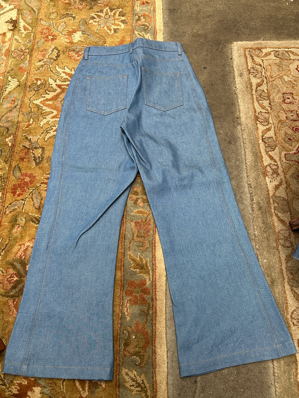 (PRE-ORDER) Kato Relaxed Flare Jean in Postal Blue